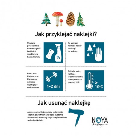 Wall stickers with a tree and pinecone motif for your child's room ...